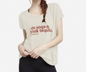 t shirt yoga et téquila bash ana heart