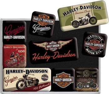 set aimants Harley Davidson cadeaux pour motars
