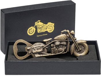 ouvre bouteille en métal forme de moto vintage