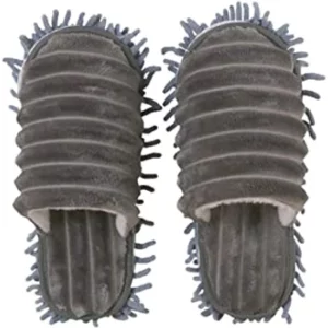 HEMOTON 1 paire de serpillères Lazy Slippers - Pantoufles de nettoyage pour le sol, la saleté, les cheveux, QWJ22N17XR74G06WR3K9, Gris | Beauxcadeaux