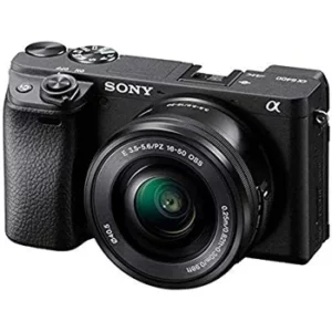 Sony Alpha 6400|Appareil Photo Numérique Hybride APS-C en kit avec l'Objectif Zoom E 16-50mm f/3.5-5.6 PZ OSS (24,2 MP, AF en 0.02s, Suivi des Yeux, 4K HLG, Ecran Selfie Vlogging)(ILCE6400, A6400) | Beauxcadeaux